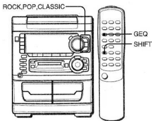 AIWA XRH33MD - ECUALIZADOR GRAFICO - 1