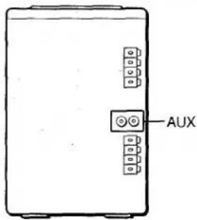 AIWA LCX150 - CONNECTING TO AUX JACKS - 1