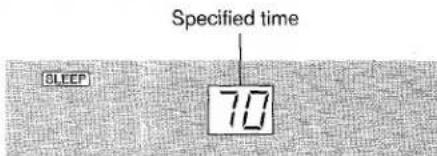 AIWA LCX150 - Within 4 seconds, press the ◀◀ or ▶▶ button to specify the time until the power is turned off. - 1