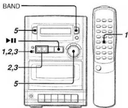 AIWA LCX150 - AJUSTE DEL TEMPORIZADOR - 1