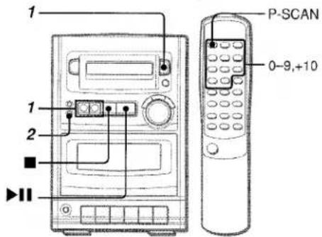 AIWA LCX150 - PRÉRÉGLAGE DES STATIONS - 1
