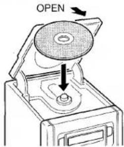 AIWA LCX150 - CHARGEMENT DU DISQUE - 1