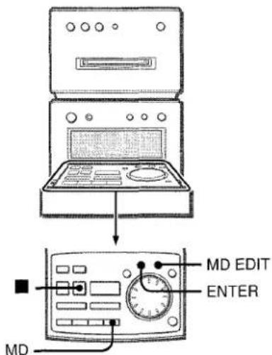 AIWA XRMD90 - ERASING ALL TRACKS ON A DISC - 1