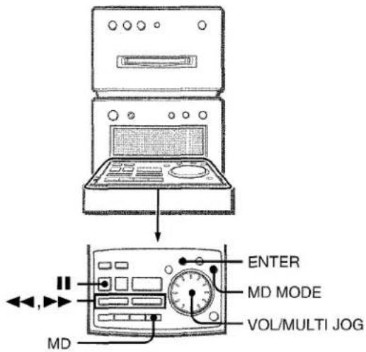 AIWA XRMD90 - REGISTRO DEL TÍTULO DEL DISCO Y TÍTULO DE LA PISTA - 1