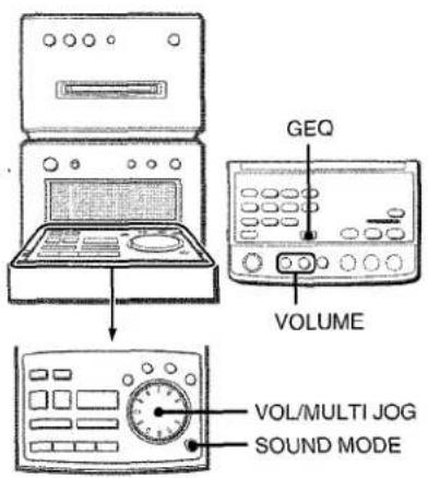 AIWA XRMD90 - AJUSTE DEL SONIDO - 1