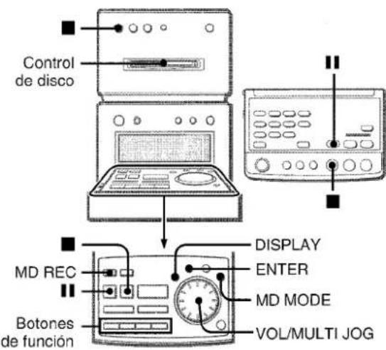 AIWA XRMD90 - GRABACION DESDE LA RADIO, UN CD O EQUIPO CONNECTADO - 1