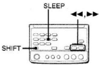 AIWA XRMD90 - RéGLAGE DE LA MINUTERIE DESOMMEIL - 1