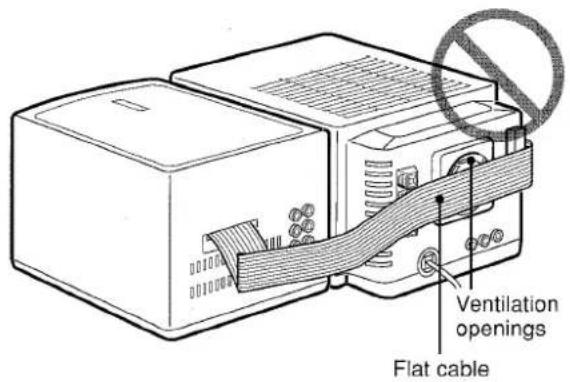 AIWA XRMD90 - PLACING THE TWO UNITS SIDE BY SIDE - 1