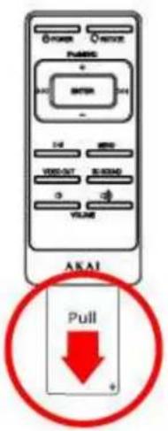 AKAI ASB12I - Activer la batterie - 1