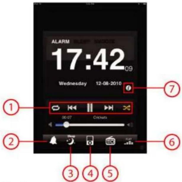 AKAI ASB12I - L'app HORLOGE RADIO - 1
