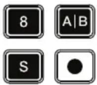 AKAI APC40 MK2 - Tasti Track (traccia): - 1