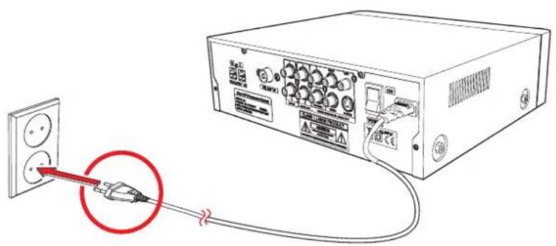 AKAI AMD340 - Connexion au secteur - 2