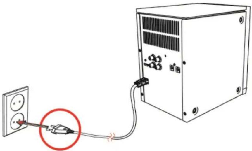 AKAI AMD320 - Connexion au secteur - 1