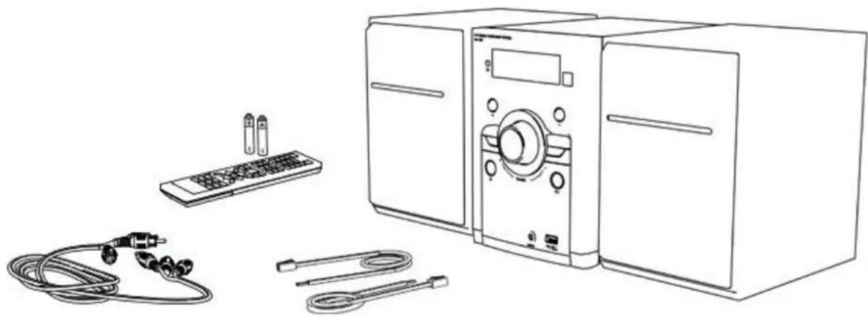 AKAI AMD320 - Contenu de l'emballage - 1