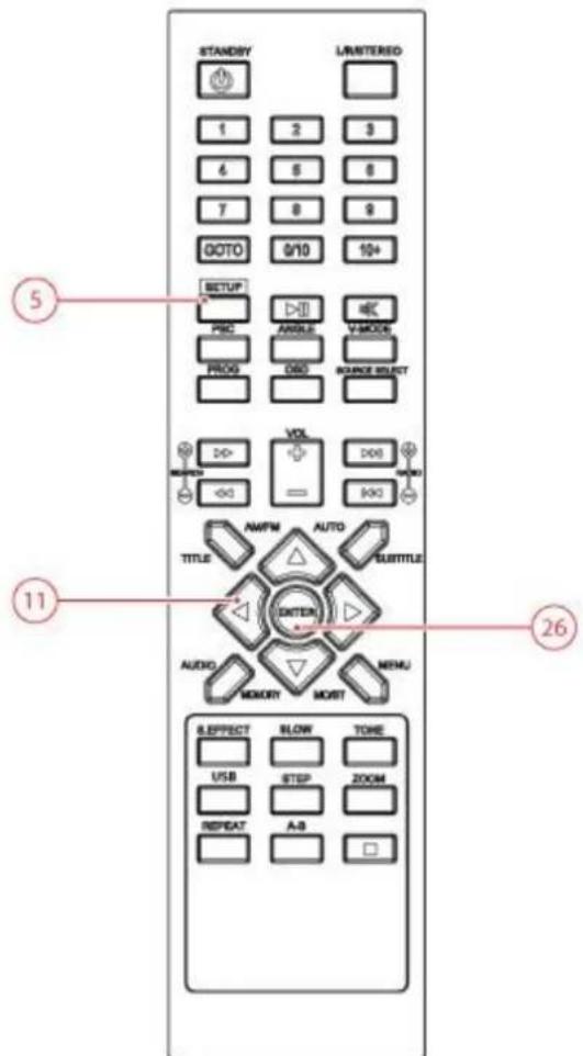 AKAI AMD320 - Utilisation du menu de configuration générale - 1