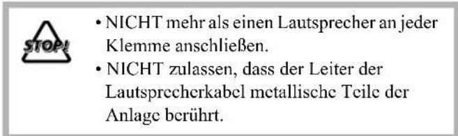 JVC CAUXTB3 - Zum Anschließen der Lautsprecherkabel - 2