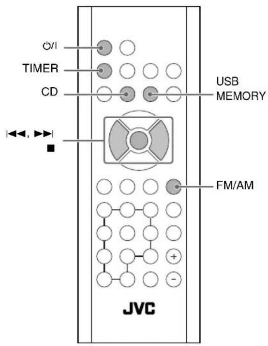 JVC CAUXTB3 - Gebruik van de dagelijkse timer - 1