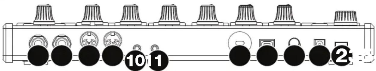 AKAI Tom Cat - Rear Panel - 1