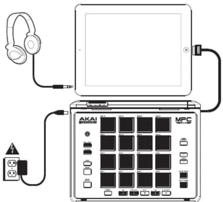 AKAI MPC Fly 30 - Quick Setup / Connection Diagram - 1