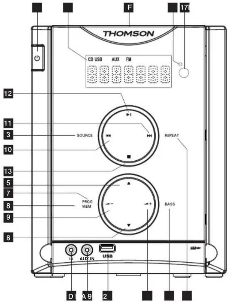 THOMSON MIC101 - Insertion (pile au lithium) - 1