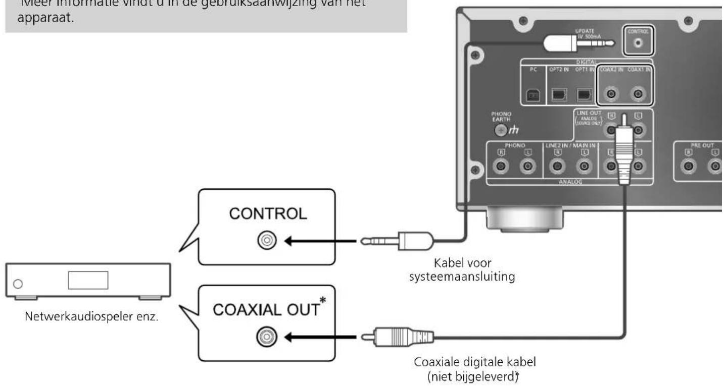 TECHNICS STG30L - Aansluiting van systeembediening - 1