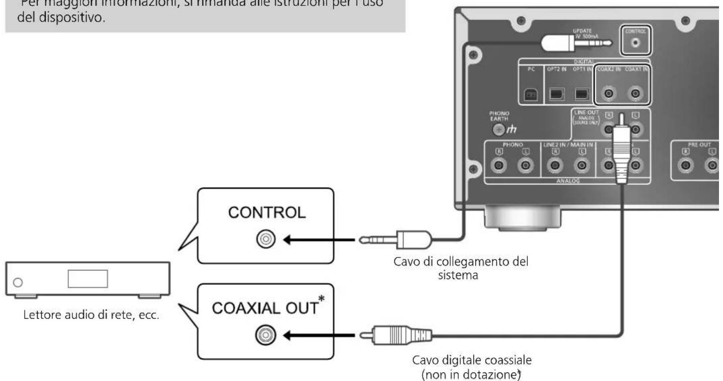 TECHNICS STG30L - Collegamento del controllo del sistema - 1