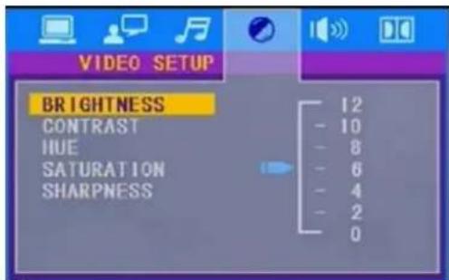 Marquant MHA061 - 4) VIDEO SETUP - 1