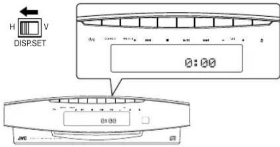 JVC VSDT9R - Wenn das Gerät waagerecht aufgestellt ist - 1