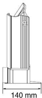 JVC VSDT9R - Abmessungen für die Installation (CA-VSDT6R/CA-VSDT7R/CA-VSDT9R) - 3