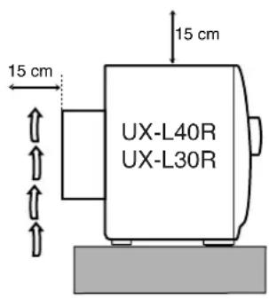 JVC UXL30R - Vorsicht: Ausreichende Belüfung - 2