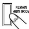 JVC UXM33R - Druk op de REMAIN/RDS MODE informatietoets. - 1