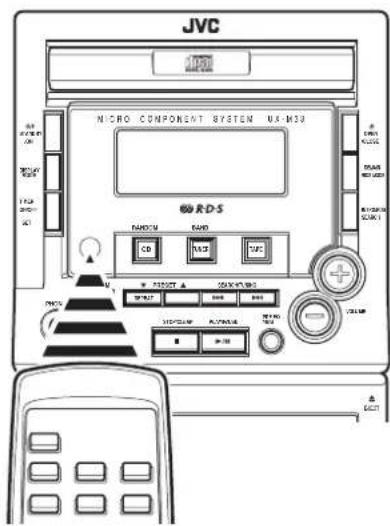 JVC UXM33R - Uitlesvenster - 2