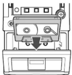 JVC UXM33R - Een cassette inleggen - 2