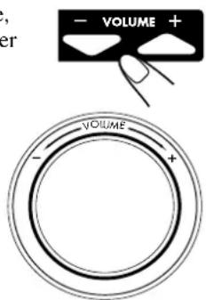 JVC UXP30 - Ajustement du volume - 1