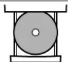 JVC UXP30 - Placez un disque correctement sur la rainure du plateau avec l'étiquette dirigée vers le haut. - 1