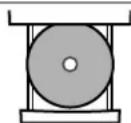 JVC UXP30 - Legen Sie die Disc richtig in die kreisförmige Vertiefung der Disc-Lade, so daß die Labelseite nach oben weist. - 1