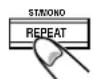 JVC UXM55R - Appuyez plusieurs fois sur REPEAT ST/MONO pour sélectionner l'un des modes de lecture répétée suivants: - 1