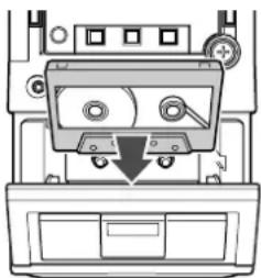 JVC UXM55R - Einlegen einer Kassette - 2