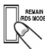 JVC UXM55R - Drücken Sie mehrmals auf REMAIN/RDS MODE, um einen der nachstehenden Zeitanzeigemodi zu wählen: - 1