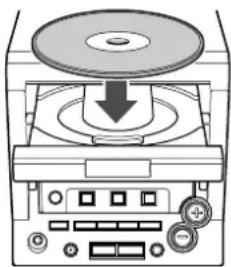JVC UXM55R - Een CD inleggen - 1
