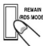 JVC UXM55R - Druk enkele malen op de REMAIN/RDS MODE informatietoets om te kiezen voor een van de volgende aanduidingen: - 1