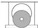 JVC UXL40R - Plaats een CD op de juiste manier op de cirkel van de CD-lade, met het label maar boven. - 2