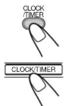 JVC UXL40R - Drucken Sie die Taste CLOCK/TIMER. - 1