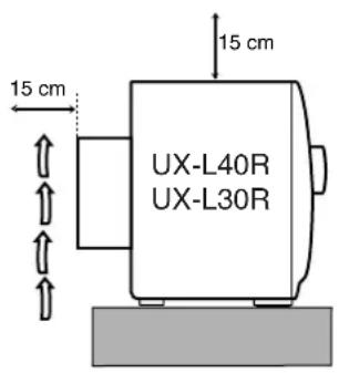 JVC UXL40R - Vorsicht: Ausreichende Belüfung - 2