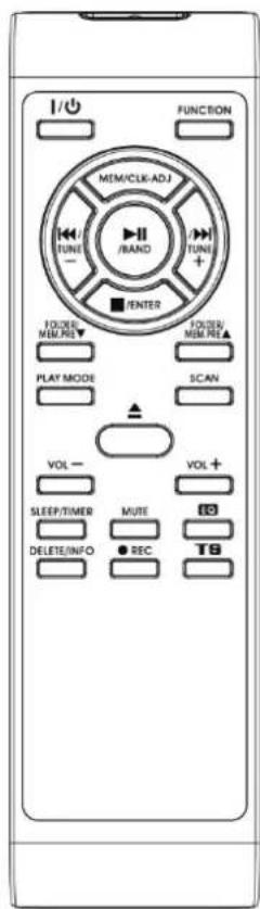 Soundmaster MCD5500 - Fernbedienung - 1