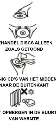 LENCO SCD1900 - VOORZORGSGMAATREGELEN BIJ OMGANG MET DISCS - 1