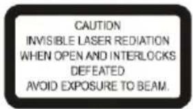 LENCO DR88 BT - CLASS 1 LASER PRODUCT - 2