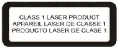 LENCO DR88 BT - CLASS 1 LASER PRODUCT - 1