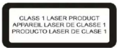 LENCO DR88 BT - CLASS 1 LASER PRODUCT - 1
