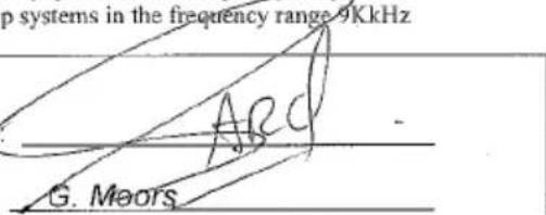 LENCO BT9000 - Council Directive 2004/108/EC (EMC Directive) R&amp;TTE Directive (1999/5/EC) - 1